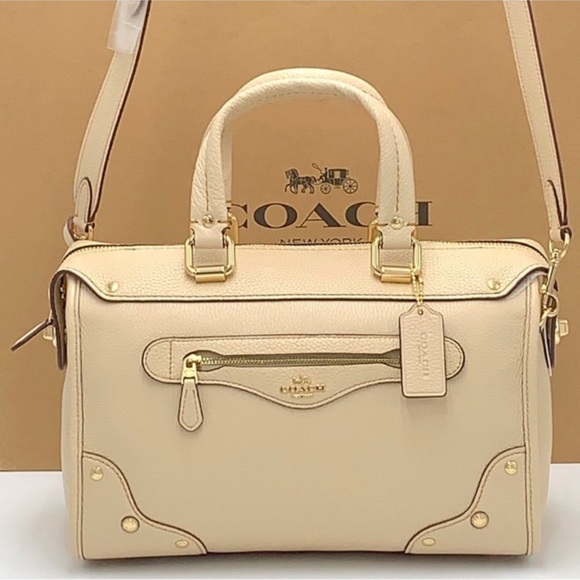 Coach Millie Satchel 
Gold/Ivory
NWT - Picture 2 of 16
